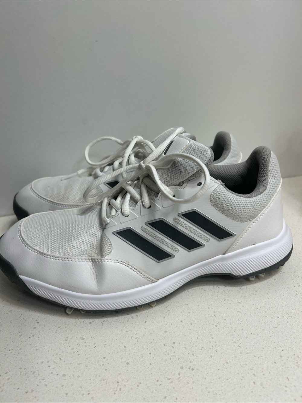 adidas Men’s White Tech Response 3.0 Golf Shoes 9